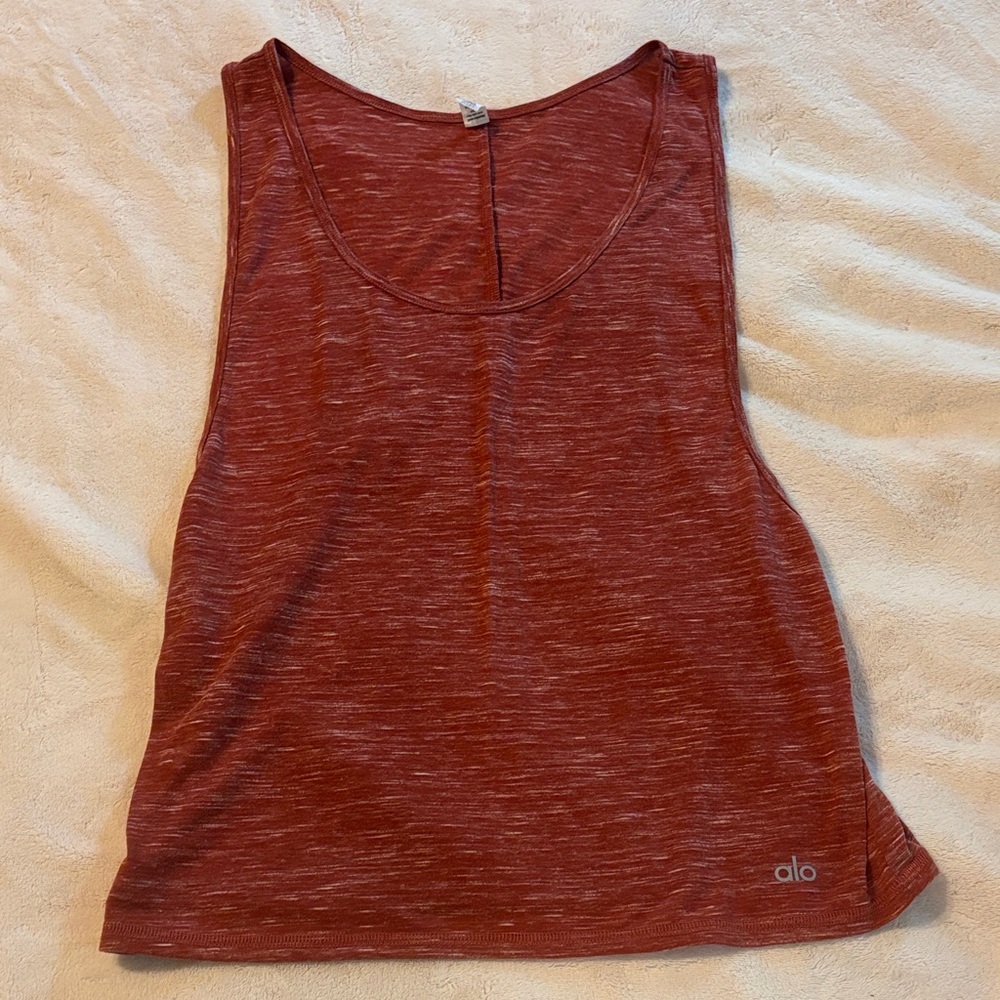 ALO Yoga Rust Tank Top